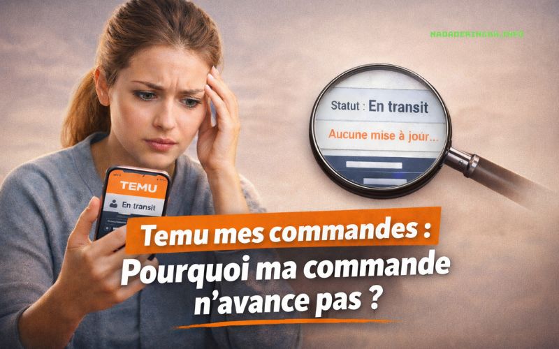 Temu mes commandes pourquoi ma commande n’avance pas 2026