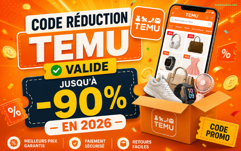 Code Réduction Temu Valide Jusqu’à 90 2026
