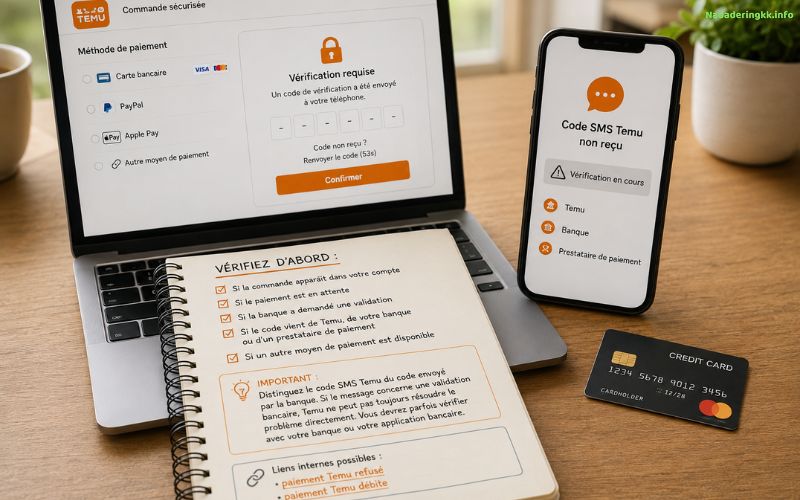 Code SMS Temu non reçu éviter de demander plusieurs codes