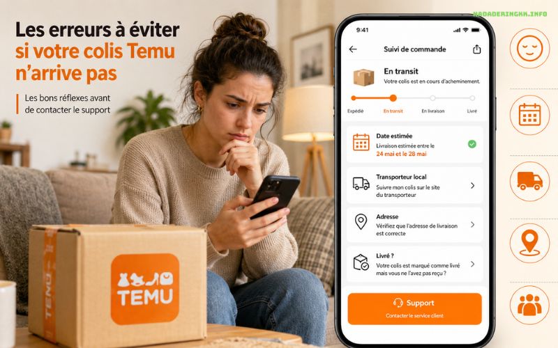 Colis Temu n’arrive pas comprendre les délais et les solutions
