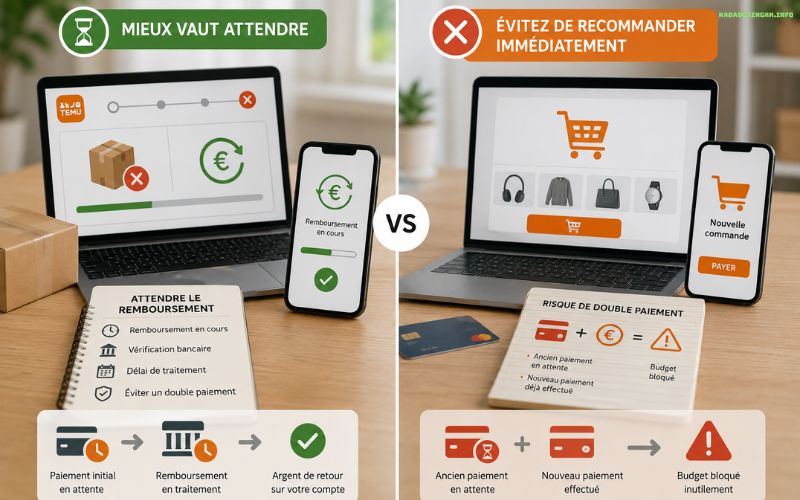 Commande Temu annulée tout savoir sur les délais de remboursement