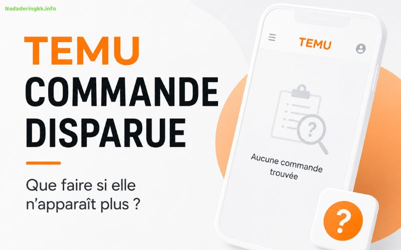 Commande Temu disparue comment récupérer une commande introuvable