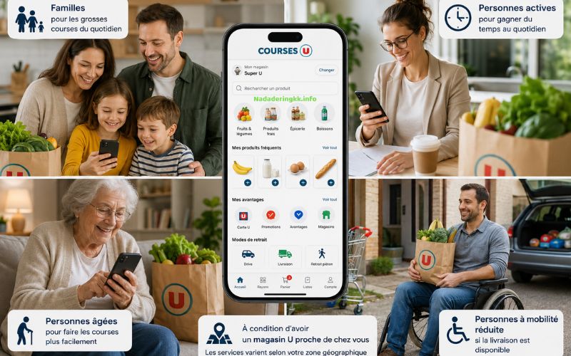 Comment gagner du temps avec l’application Courses U