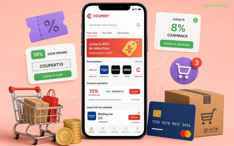 Coupert économisez plus avec coupons et cashback