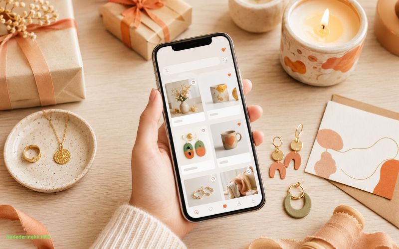Etsy idées cadeaux uniques sur mobile