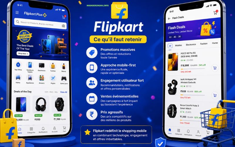 Flipkart App le phénomène shopping venu d’Inde