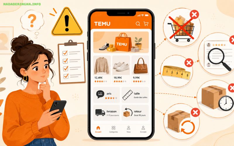 Les erreurs à éviter sur Temu avant de passer commande