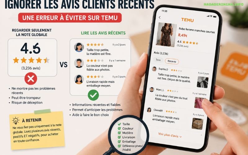 Les erreurs à éviter sur Temu si vous voulez éviter les mauvaises surprises