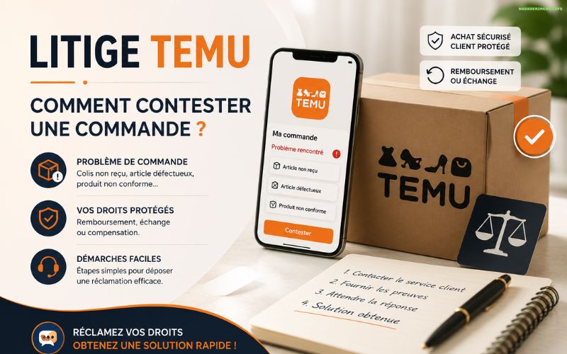 Litige Temu comment contester une commande et obtenir une solution