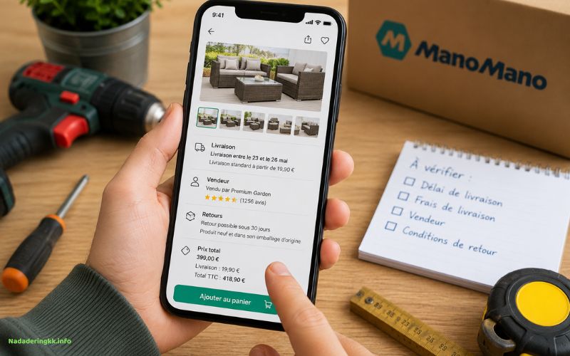 ManoMano le shopping bricolage et jardin sur mobile