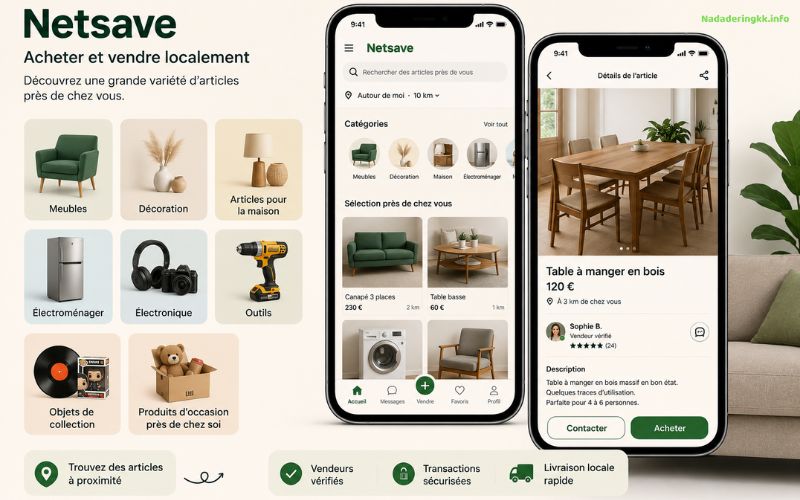 Netsave comment acheter et vendre localement en toute sécurité