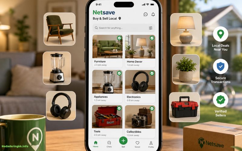 Netsave l’app idéale pour acheter et vendre localement facilement