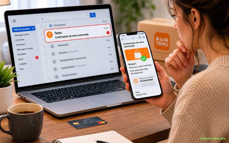 Paiement Temu débité avec commande introuvable dans l’application