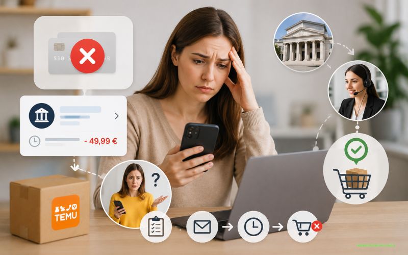 Paiement Temu refusé guide complet pour finaliser votre commande 2026