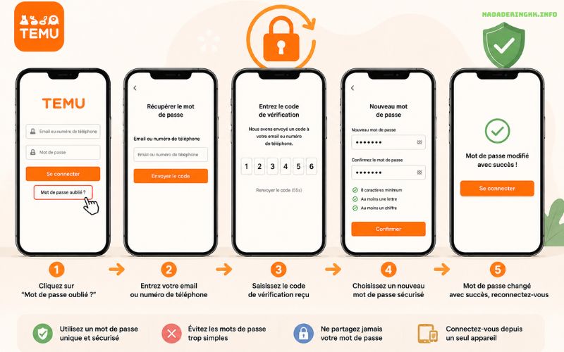 Problème connexion Temu solutions simples pour retrouver votre accès