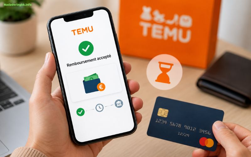 Remboursement Temu accepté sans réception de l’argent