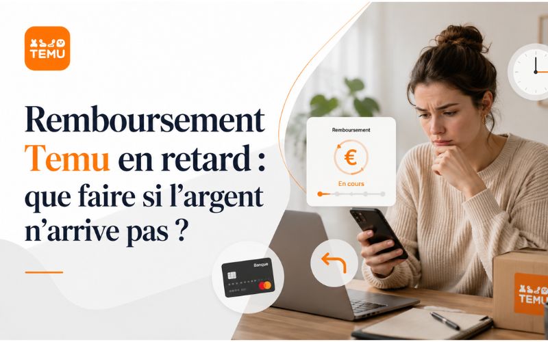 Remboursement Temu en retard que faire si votre argent n’arrive pas