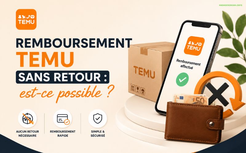 Remboursement Temu sans retour comment obtenir un remboursement sans renvoyer le produit