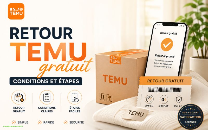 Retour Temu gratuit comment renvoyer un article sans frais