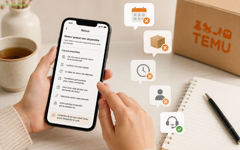 Retour Temu gratuit tout savoir avant de renvoyer votre commande