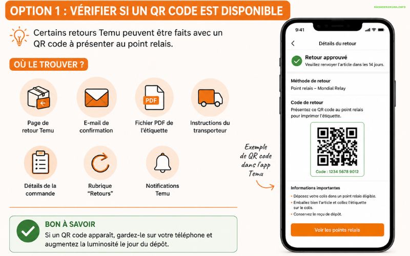 Retour Temu sans imprimante guide complet pour retourner un article