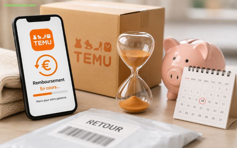 Retour et remboursement Temu délais, frais et étapes expliqués