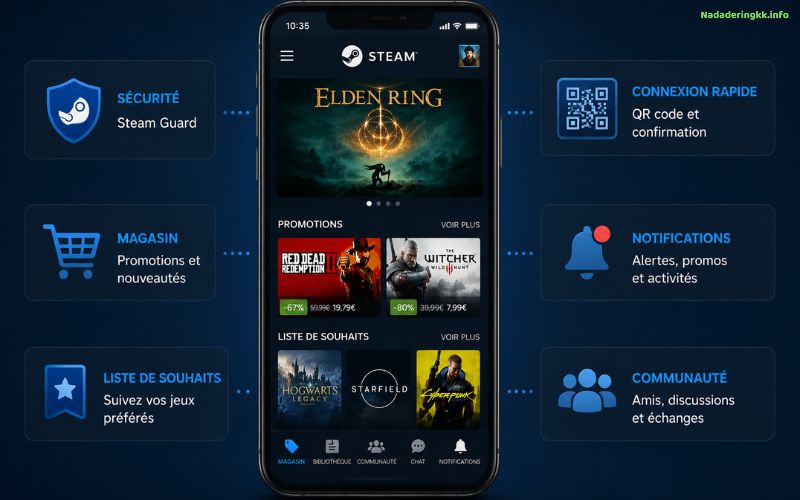 Steam restez en contact avec vos amis joueurs