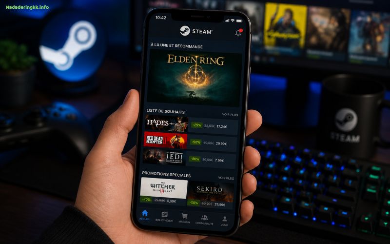Steam votre bibliothèque de jeux toujours à portée de main