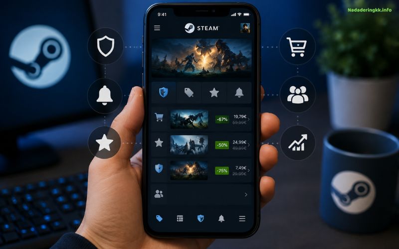 Steam votre communauté gaming sur mobile