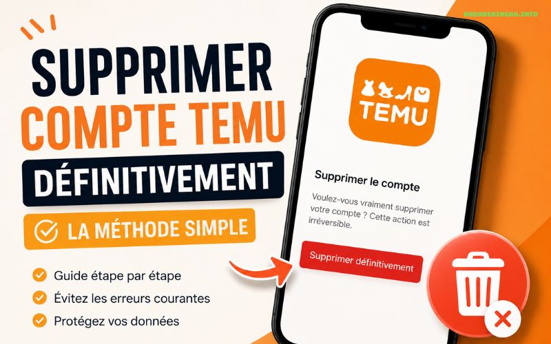 Supprimer compte Temu définitivement la méthode la plus simple