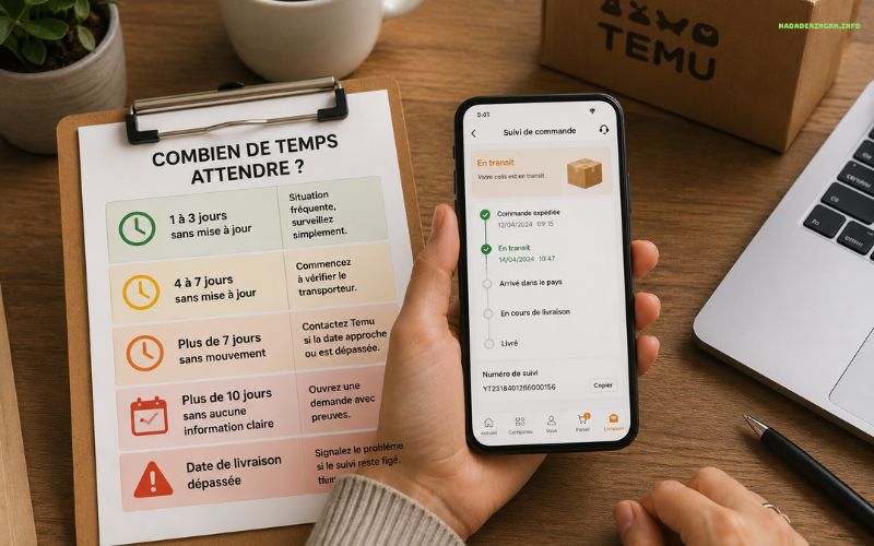 Temu colis livré mais pas reçu étapes à suivre pour un remboursement rapide