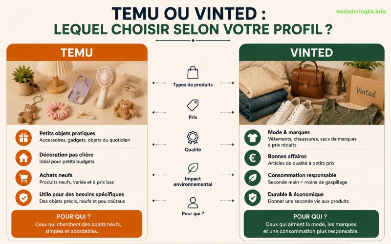 Temu ou Vinted le comparatif honnête avant votre achat