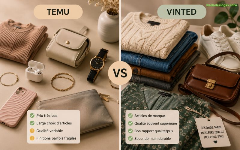 Temu ou Vinted les différences essentielles avant d’acheter