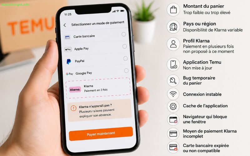 Temu paiement Klarna pouvez-vous vraiment payer en plusieurs fois
