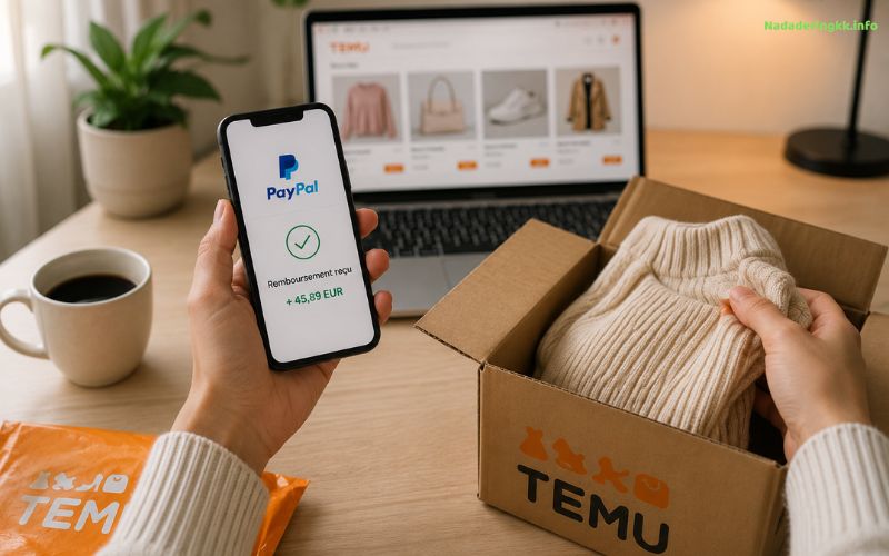 Temu remboursement PayPal que faire si l’argent n’arrive pas