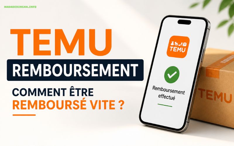 Temu remboursement comment être remboursé vite 2026