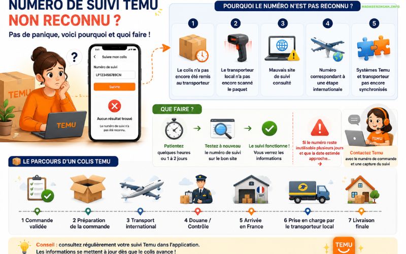 Temu transporteur France comment sont livrés les colis Temu à domicile