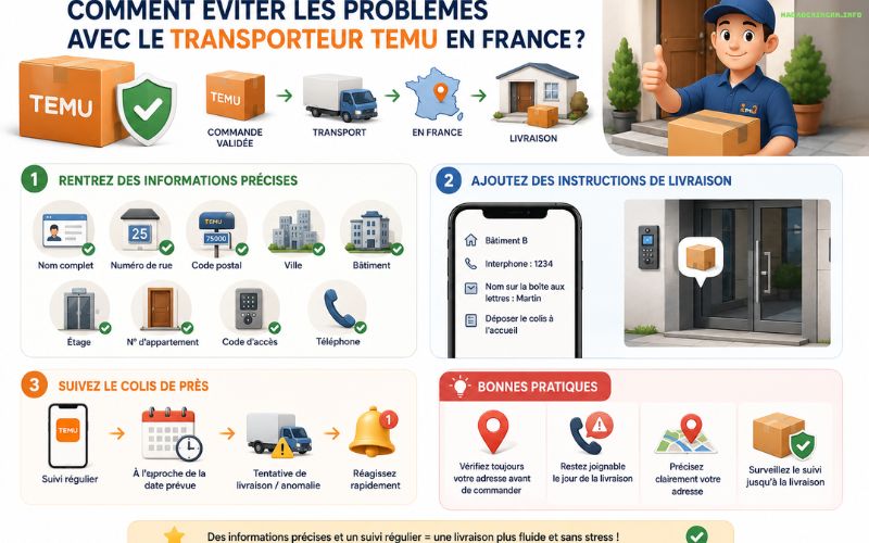 Temu transporteur France quel service de livraison pour vos commandes Temu