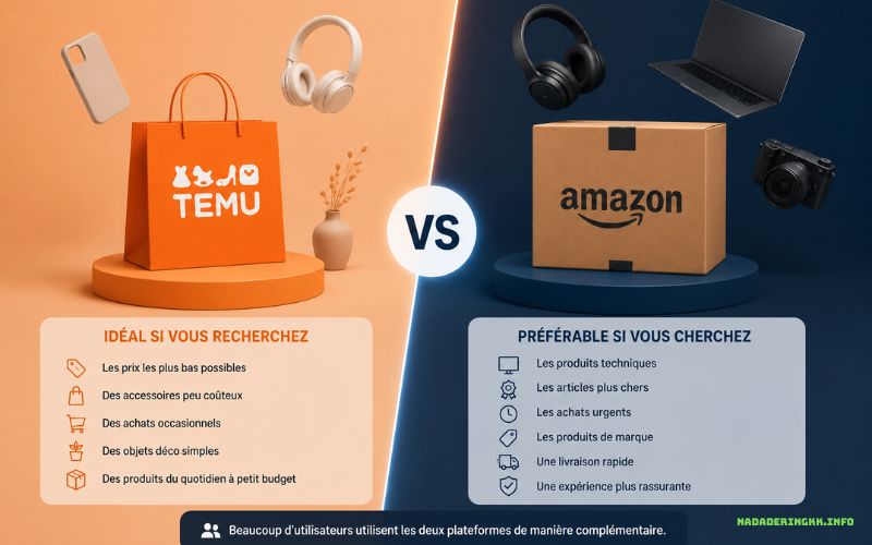 Temu vs Amazon avis Prix Bas ou Fiabilité, Que Faut-il Choisir