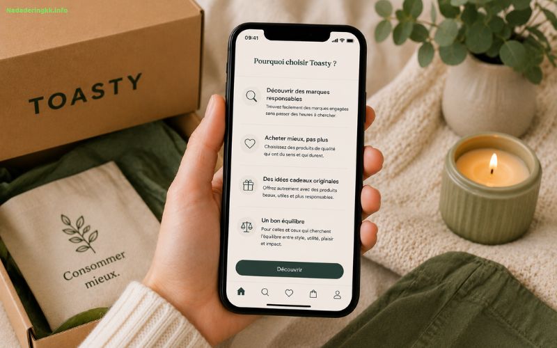 Toasty les avantages du shopping mode sur application