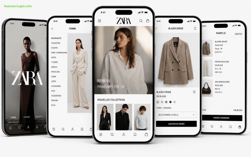 ZARA restez connecté aux nouvelles tendances mode