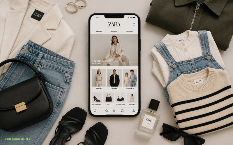 ZARA shopping mode simple et rapide sur mobile