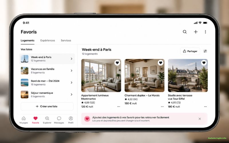Airbnb préparez votre prochaine aventure depuis votre smartphone