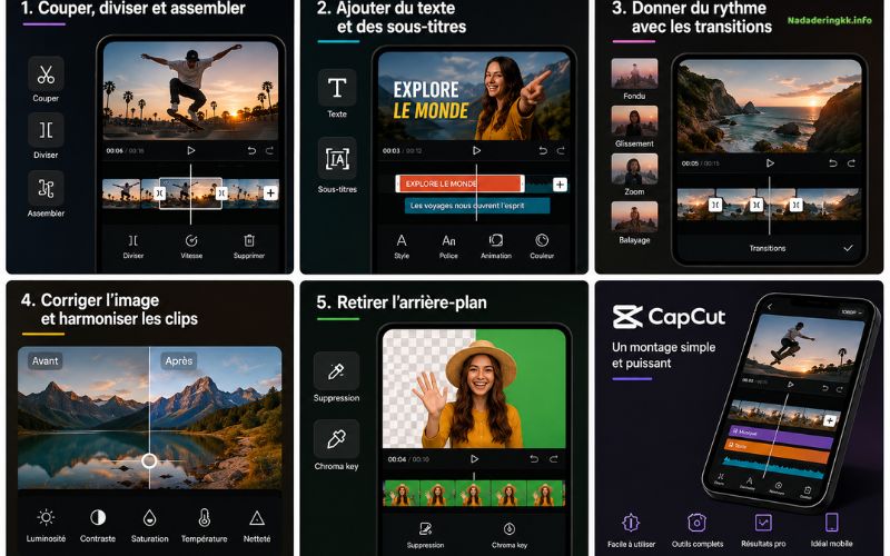 CapCut effets vidéo tendance et modernes
