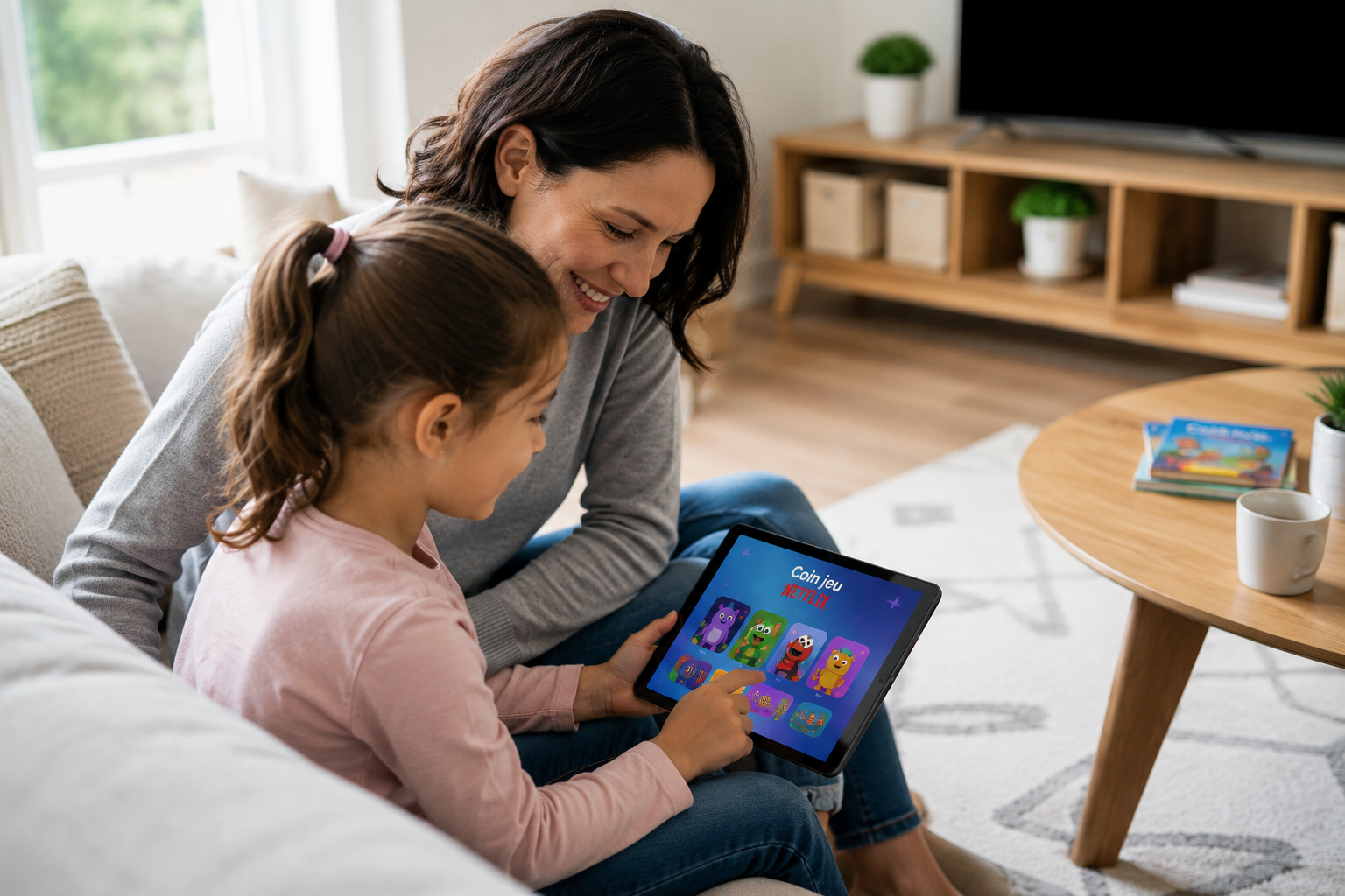 Coin jeu Netflix découvrir des mini-jeux pour les plus jeunes