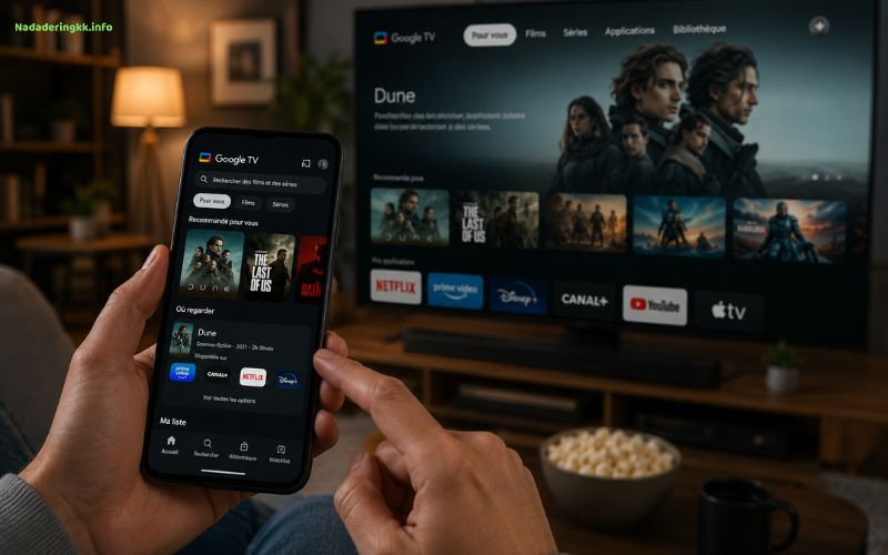 Comment Google TV aide à choisir quoi regarder