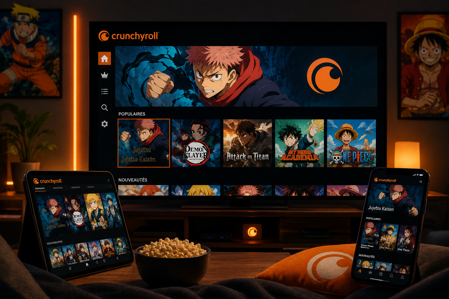 Crunchyroll l’application incontournable pour regarder des anime