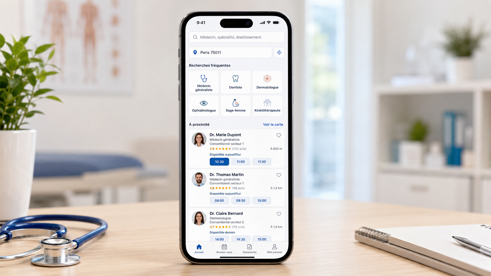 Doctolib comment trouver un médecin et prendre rendez-vous en ligne
