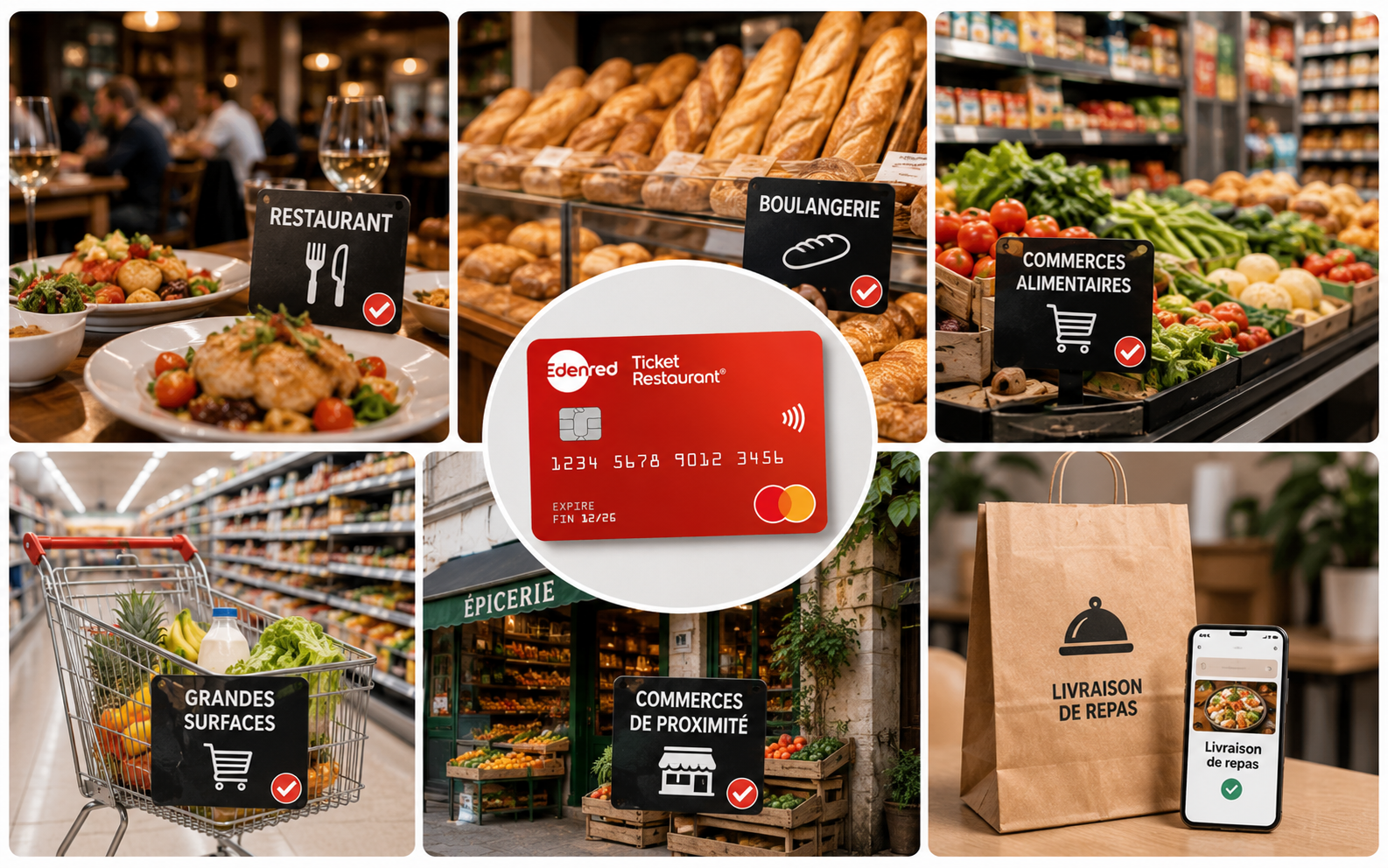 Edenred solde, paiements et carte Ticket Restaurant