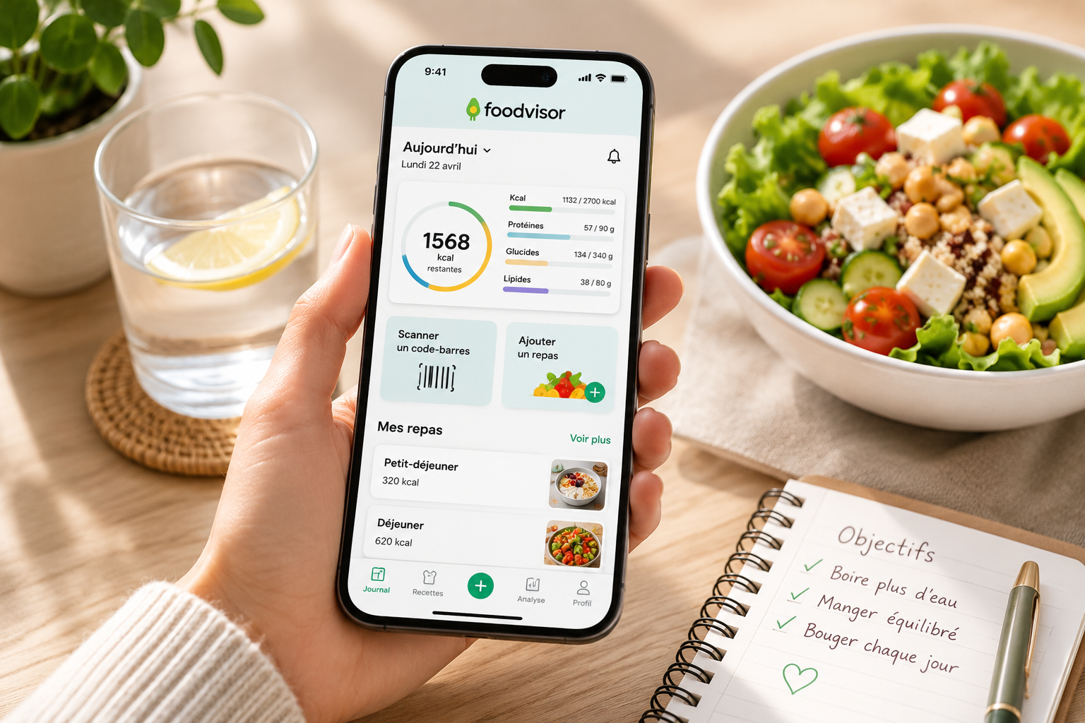 Foodvisor l’application qui vous aide à mieux manger au quotidien